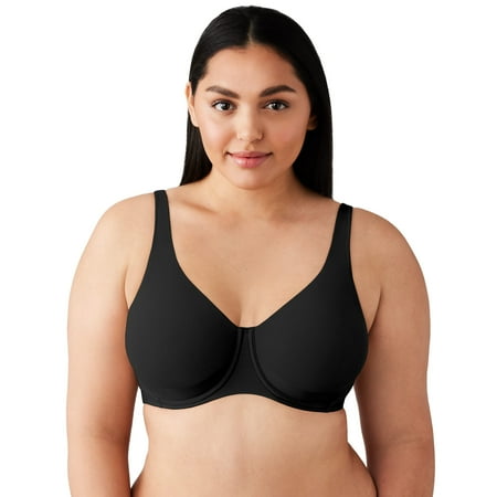 Wacoal Women s Pendulous Shape Revelation Full Figure Unlined Underwire Bra  Black  38D