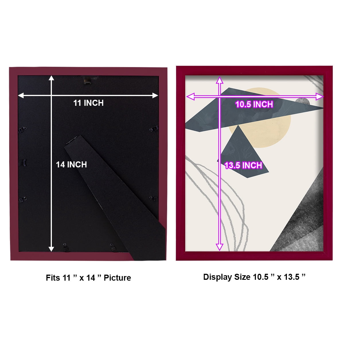 Diamond Slate IV - Framed Print w/glass - Cherry Red