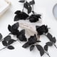 thumbnail image 5 of Flor artificial de seda rosa negra artificial,decoración para Halloween,bodas,fiestas,flores artificiales elegantes y realistas, 5 of 6