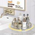 thumbnail image 1 of Perfume 1-Tier Rotate Bathroom Counter Organizer, Countertop Perfume Tray And Vanity Organizer,Corner Makeup Storage, Organizer Countertop For Dresser，Spice Rack, 1 of 4