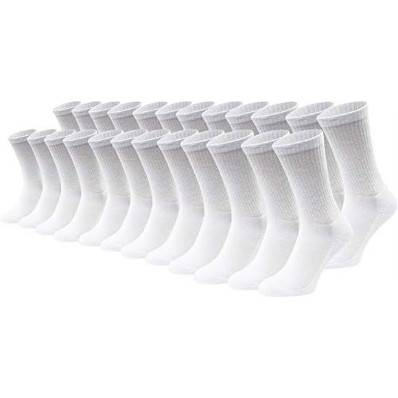24 Paires de Chaussettes en Coton, Chaussettes de Sport Décontractées pour Hommes et Femmes