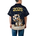 thumbnail image 5 of Happy New Year Miniature American Shepherd Welcome 2025 Balloon Firework Party Hawaiian Shirt Breathable Summer Unisex Merch MAS Dog Lover Gifts - 01014, 5 of 6