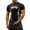 Black-3, variant on Men's Athletic Compression Shirt Gothic Graphic Compression Shirt Round Neck Short Sleeve Gym Quick Dry Lightweight Workout Tee