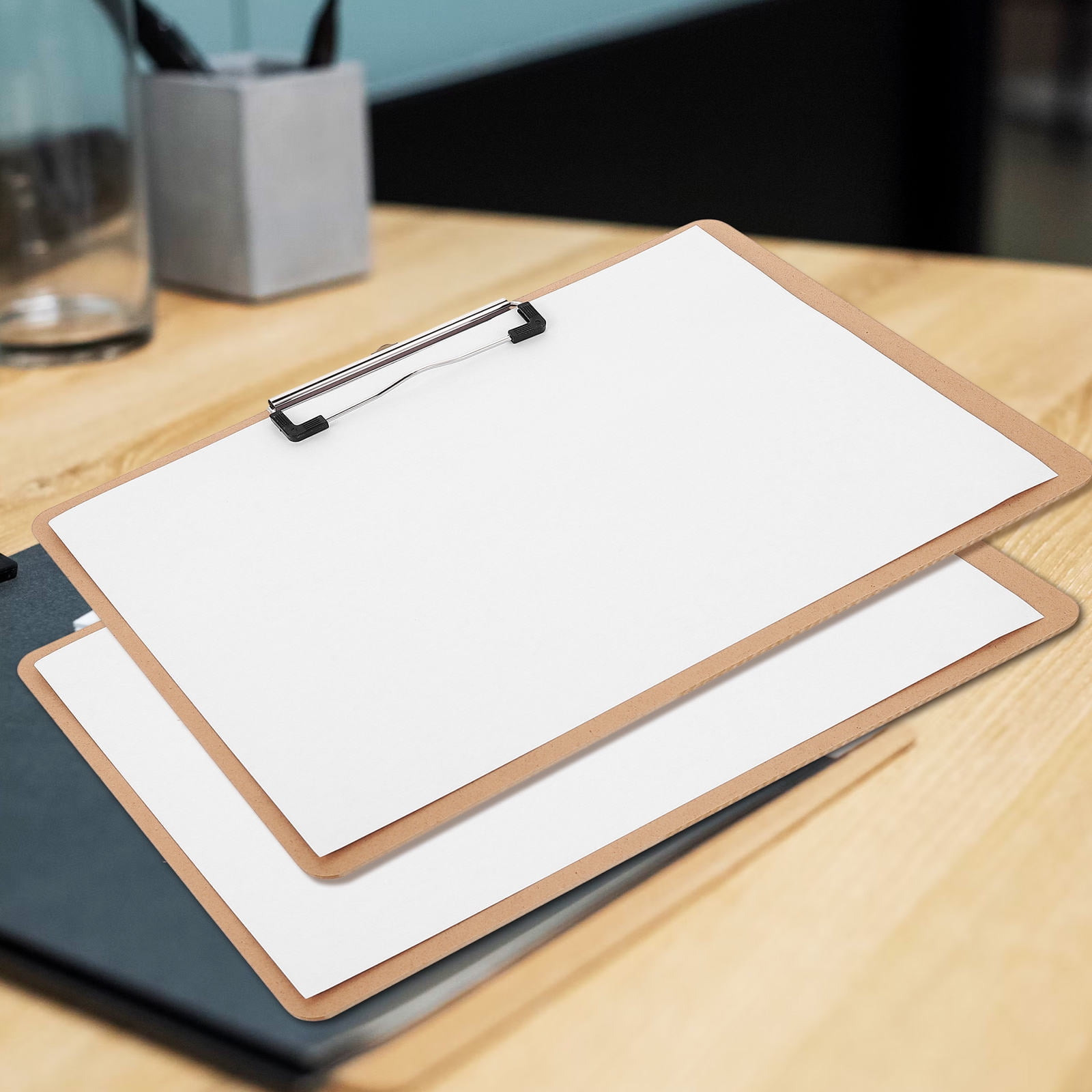WHAMVOX 3Pcs Nurse Clipboard Portable Document Organizer for Work and School A4 Landscape