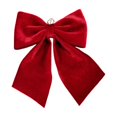thumbnail image 2 of Christmas Home Decor, Claret Christmas Bow Decoration, Christmas Party Decorations, Christmas Bow, for Xmas Tree, Home, Party, Holiday Christmas Decorations, 2 of 6