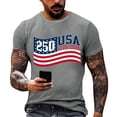 thumbnail image 3 of Youpwaven 250 Anniversary USA Shirt, Men's USA 250th Anniversary Merchandise, America 250 Graphic Tee, 3 of 5