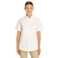 thumbnail image 1 of Harriton Chemise à Manches Courtes en Sergé 100 % Coton pour Femmes avec TéflonTM, 1 of 2