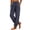 Gray, variant on Womens Cable Knit Plush Jogger Pants Winter Warm Fleece Lounge Pants, Elastic Waist Pajama Pants with Pocket Gray M