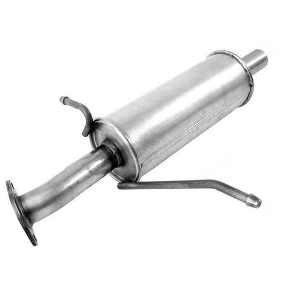 Exhaust Resonator and Line Assembly - Compatible with 2001 - 2006 Hyundai Santa Fe 2002 2003 2004 2005