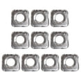 thumbnail image 2 of 10x revestimientos de babero para quemador de de Gas, cubiertas de para cocina, protector de de papel de aluminio, protectores de Cuadrado Baoblaze Cubiertas para quemadores de estufa, 2 of 8