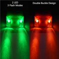 thumbnail image 4 of Naiovety 4x luces de navegación para barcos fuertes y duraderas para lancha motora LED navegación para barcos para pesca en barco Ciclismo, 4 of 6