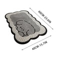 thumbnail image 3 of 23.6" x 15.7" Super Absorbent Diatomaceous Earth Bath Mat, Large Quick Drying Non-Slip Diatomite Stone Bath Mats for Bathroom, Easy to Clean, 3 of 7