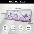 thumbnail image 4 of Renewold Butterfly Floral Violet Stretch Couch Cushion Cover Anti-Slip Sofa Seat Cushion Cover Universal Sofa Cushion Individual Sofa Cushion Cover for Home Decor, L, 4 of 5