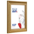 thumbnail image 2 of 8x12 Picture Frame – Gold American Value 797 Style 12383-1081-138, 1.5 Inch Wood Moulding, Includes Glass and Backing –&nbsp;Wall Display Frame for Art, Posters, or Photos – Frame USA, 2 of 4