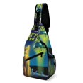 thumbnail image 2 of The Cat from Outer Space Full Printed Chest Bag, 2 of 6