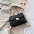 thumbnail image 1 of LHSHID Fashion Shoulder Crossbody Bag For Women Pu Leather Diamond Pattern Bag Female Designer Casual Solid Color Messenger Bag Purse, 1 of 6