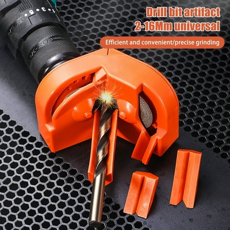 

Xinyolin Multipurpose Drill Bits Grinding Sharpener Lightweight Portable Easy to Use Kitchen Knives Drill Bit Sharpener Grinding Tool