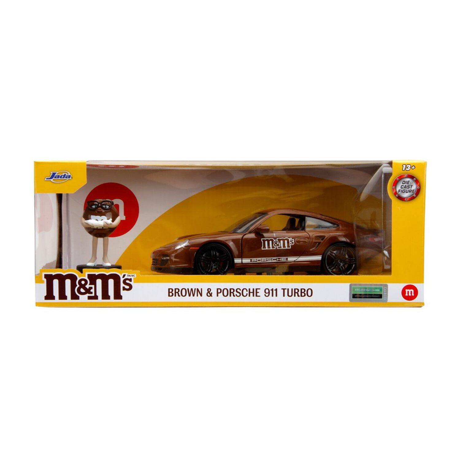 Jada Toys - 1:24 M&M's - Hollywood Rides - Porsche 911 with Brown