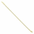 thumbnail image 3 of 2mm Polished 14k Yellow Gold Plated Round Snake Chain Bracelet, 7.5 inches, 3 of 7