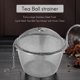 thumbnail image 5 of Bola De Té Extra Grande Acero Inoxidable con Cerradura La Torcedura Infusor Cadena Gancho, 5 of 5
