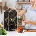 thumbnail image 3 of HELLHERO Handle Protective Case There is only one dust cover Polyester for Home Kitchen, Colorful Hummingbird Pattern, 3 of 6