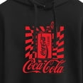 thumbnail image 3 of Coca-Cola - Warped Coke Can  - Juniors Cropped Pullover Hoodie, 3 of 5