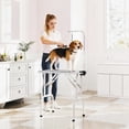 thumbnail image 2 of PawHut Foldable Pet Grooming Table for Dogs Cats Non-slip Surface, Grey, 2 of 10