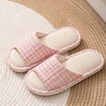thumbnail image 6 of Busydd Soft Sole Women's Indoor Slippers Open Toe Slip on Shoes Casual Comfortable Home House Slippers 38, 6 of 7