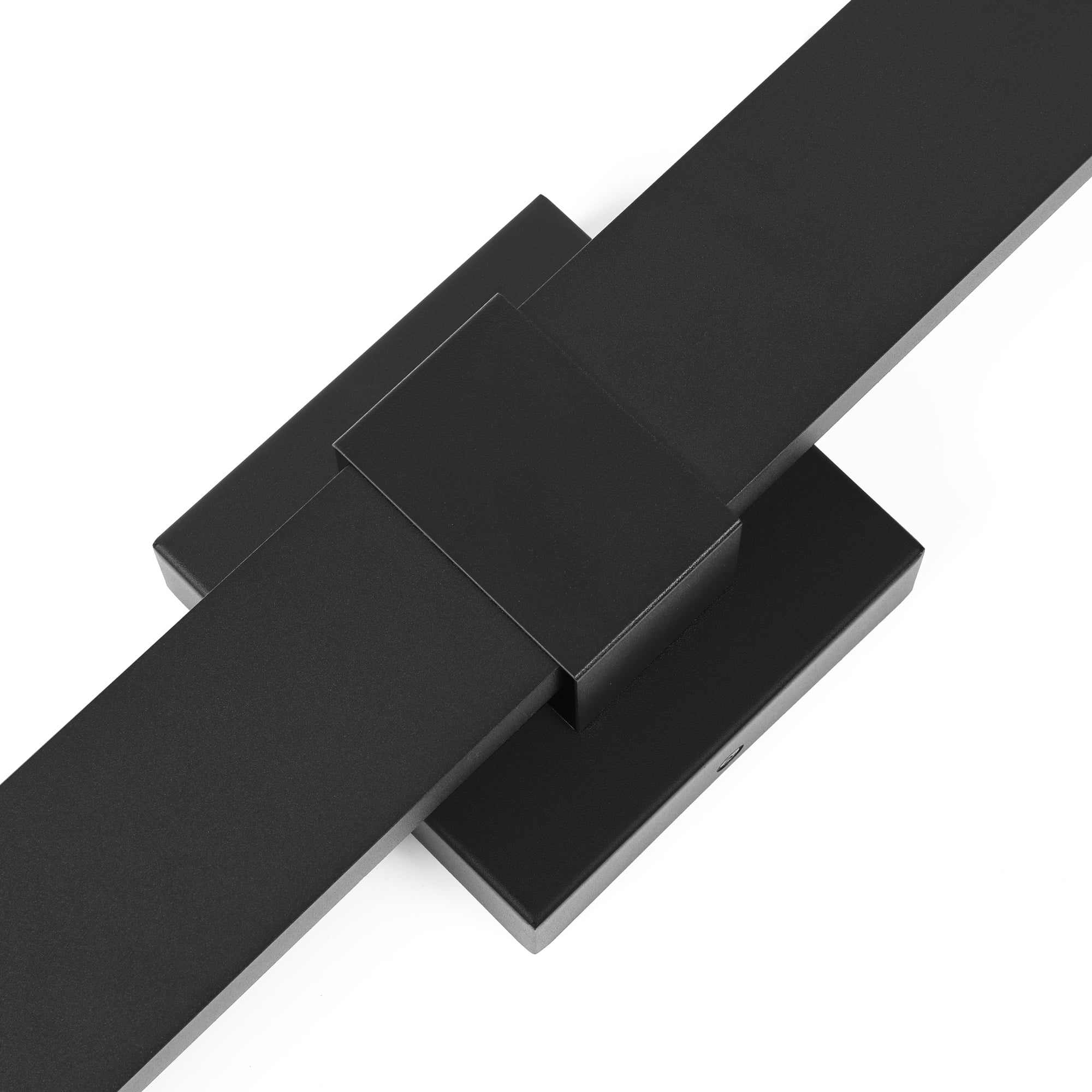 Outdoor LED Wall Light LED Linear Modern Porch & Patio Wall Sconce Black Exterior Lights Wall Light for Living Room Garage Bathroom(15.7H Black)