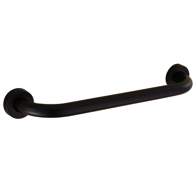 FELTECHELECTR Barra de apoyo para baño negra de acero inoxidable antiguo, reposabrazos de seguridad, mango antideslizante para bañera, asidero de ducha para ancianos y niños (43 cm)