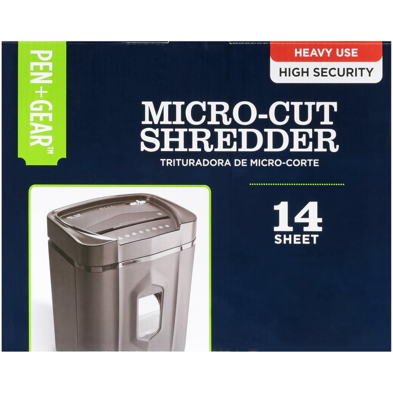 Pen + Gear 14-sheet Micro-Cut Paper/Credit Card/CD Pullout