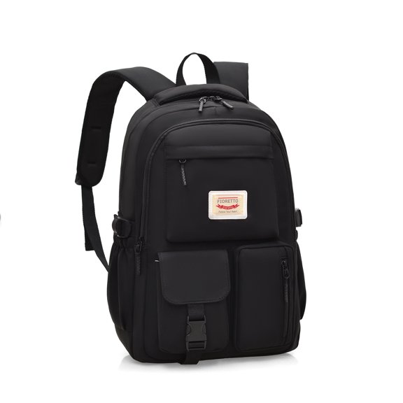 Large Capacity Casual Laptop Backpack, Water Resistant Multi Pocket Daypack Fits 15.6 Inch Notebook for Teens Adults School Travel Work