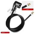 thumbnail image 1 of MYG for Bicycle Air Pump Extension Tube 125cm Bike Pump Hose Connector Inflator Accessory Compatible with for US UK French Valves Heat-Resistant Anti-Freeze Design, 1 of 10