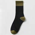 thumbnail image 4 of JUUYY Unisex Comfort Organic Natural Cotton Classic Cushion Crew Socks for Men & Women - One Pair Black Free Size, 4 of 5