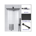 thumbnail image 4 of 10 Inch Rainfall Shower System Shower Head with Handheld Shower Wall Mounted, 4 of 5