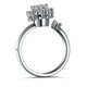 thumbnail image 2 of Anillo redondo de moda informal elegante con decoración de circonita giratoria de lujo para mujer y Chica, 2 of 5