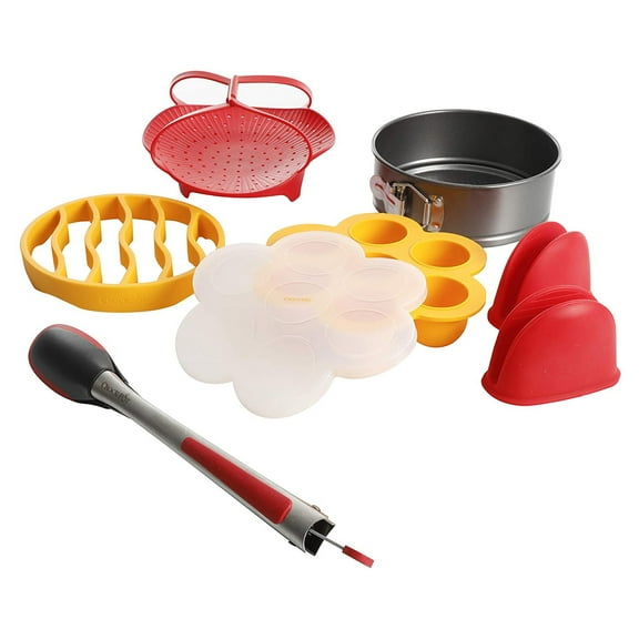 Crock Pot 7 Piece Express Slow Cooker Silicone Essentials Accessories Combo Kit