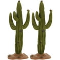 thumbnail image 1 of GOOHOCHY 2 piezas imitación de cactus figurine cactus decoración de la sala de estar adorno cactus, 1 of 8