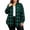 Green, variant on Miqool Womens Plus Size Plaid Shirt Jackets Collared Button Down Casual Fall Trendy Loose Fit Long Sleeve Cardigans with Pocket