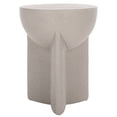 thumbnail image 2 of Safavieh Vidette Modern Magnesium Oxide Round Accent Table, Gray, 2 of 9