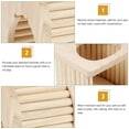thumbnail image 3 of SWETRACE Lit de Couchage en Bois Brun Clair pour Hamster avec Design Résistant aux Morsures, 3 of 6