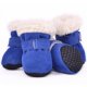 thumbnail image 3 of ZHAOCHENG Zapatos para perros 4 piezas Zapatos impermeables para perros Botas de invierno para perros Calcetines Antideslizantes Cachorro Gato Lluvia Botines para nieve Zapatos para perros pequeños Ch, 3 of 4