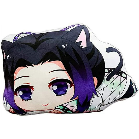 Demon Slayer Kimetsu no Yaiba Chibi Peluche - Kocho Shinobu 45cm Mignon Coussins en Peluche pour le Dos