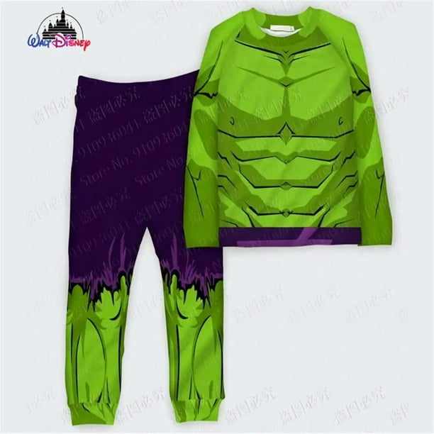 Traje de pijama con estampado 3D de Hulk para padres e hijos traje de alta gama regalos de cumpleanos Navidad feo nuevo fresco tamano de EE. UU. Walmart en linea