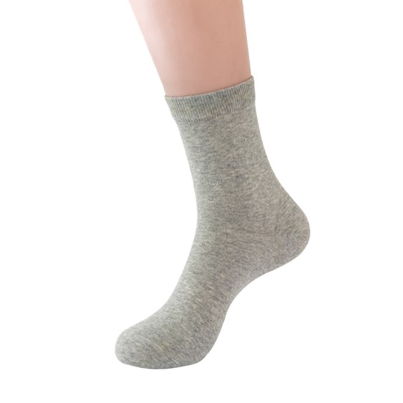 Sales Today Socks for Men and Women Under $2 GIJNRIUIUA Dark Gray Crew Socks Winter Winter Solid Color Brushed Thick Plush Warm Socks Home Socks Ski Socks Moon Socks No-Show Socks