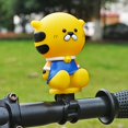 thumbnail image 4 of Ettsollp Cartoon Bike Bell Cute Squeeze Bicycle Horn Loud Clear Sound Easy Installation on 0.87" Handlebars Bicycle Bell Lightweight Plastic Silicone Stretchable Straps Riding Reminder for Children, 4 of 8