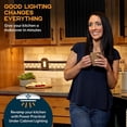 thumbnail image 2 of Power Practical Under Cabinet LED Light Kit for Kitchen - 6 Lighting Strips, Power Supply, Motion Sensor, Mounting Brackets for Lights, Manual, 2 of 8