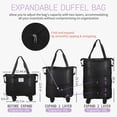 thumbnail image 2 of Bolsa de viaje con ruedas VOOWO, ampliable, con ruedas, negra, 2 of 7