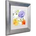 thumbnail image 2 of Trademark Fine Art "Rhapsody I" Canvas Art by Color Bakery White Matte, Silver Frame, 2 of 4