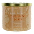 thumbnail image 2 of Nicole Miller 14.5 oz Soy Wax Blend 3 Wick Candle - Champagne Roses, 2 of 2